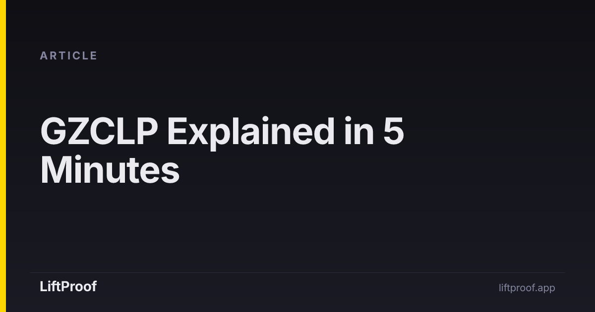 Gzclp Program Guide GZCLP Explained in 5 Minutes | LiftProof